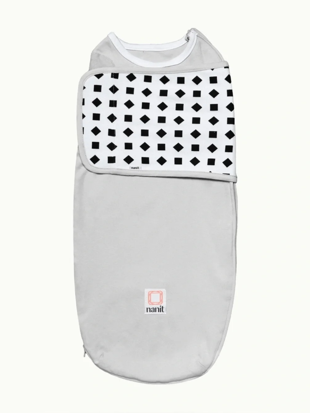 Nanit Breathing Wear Swaddle 3-6 months in “Grey”